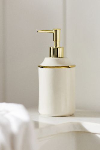 Distributeur de savon en céramique Piper à bords contrastés en chez - Anthropologie - Modalova