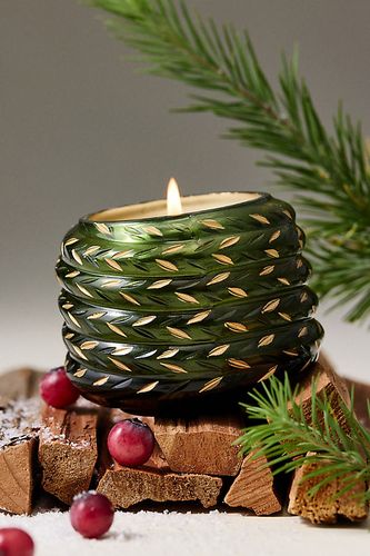 Bougie Gather par : Bois frais de sapin baumier et bois de cèdre en taille: S - Anthropologie - Modalova