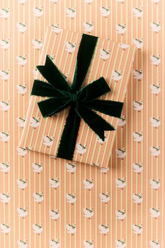 Papier d'emballage de fête assorti, ensemble de 2 en Orange chez - Anthropologie - Modalova
