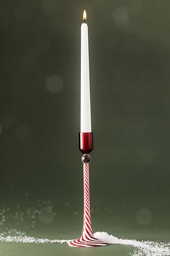 Bougeoir en verre tourbillon en taille: Assorted chez - Anthropologie - Modalova