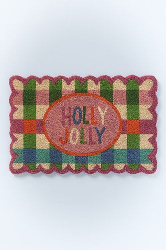 Paillasson imprimé en coco Holly Jolly taille: 20" x30" chez - Anthropologie - Modalova