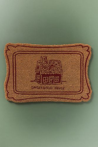 Paillasson imprimé en fibre de coco Maison en pain d'épices en Red taille: 20" x30" chez Anthropologie - Molly Hatch - Modalova