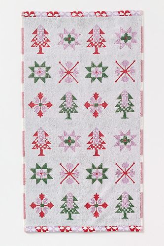 Serviette de main Margaret en coton tissé inspirée du courtepointe chez - Anthropologie - Modalova