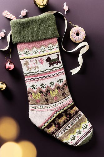 Bas tricoté Mills en Green chez - Anthropologie - Modalova