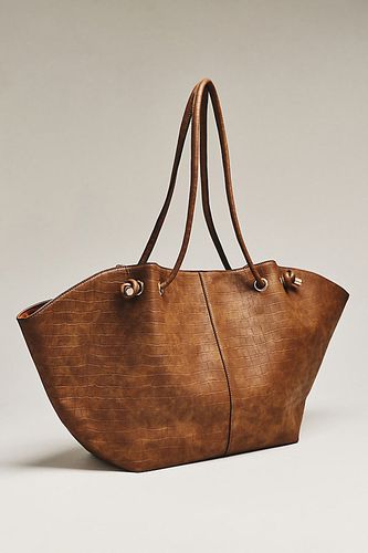 Sac fourre-tout en croco embossé en chez Anthropologie - Maeve - Modalova