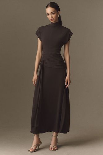 Robe longue en jersey à jupe nouée en taille: S chez Anthropologie - Siempre - Modalova