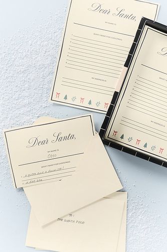 Kit de rédaction de lettre au Père Noël Anthropologie x en Blue - Papier - Modalova