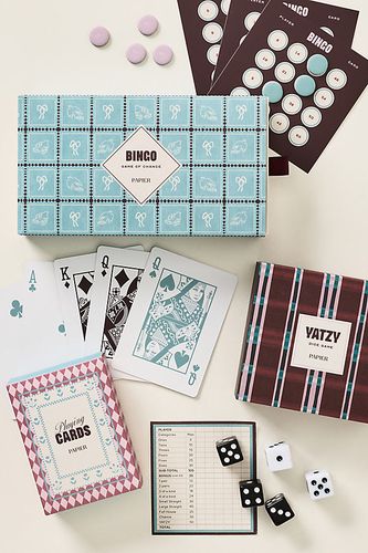 Ensemble trio de jeux Anthropologie x en Purple - Papier - Modalova