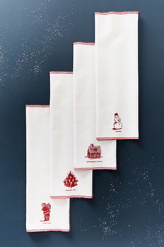 Serviettes de table de Noël , ensemble de 4 taille: S chez Anthropologie - Molly Hatch - Modalova