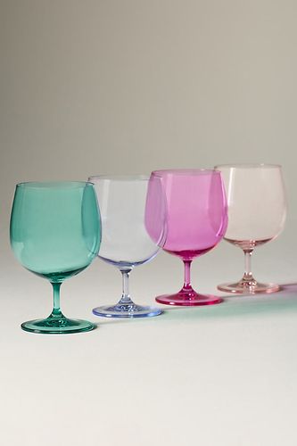 Verres à pied Peony, ensemble de 4 chez - Anthropologie - Modalova