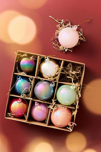 Ensemble d'ornements boules nacrées en taille: Assorted chez - Anthropologie - Modalova