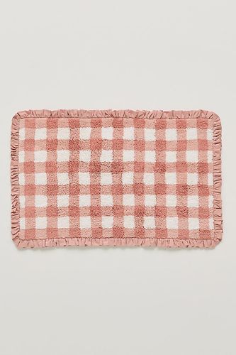 Tapis de bain en coton à carreaux vichy touffeté chez - Anthropologie - Modalova