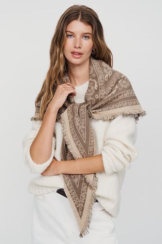 Grand foulard triangulaire bandana en - By Anthropologie - Modalova