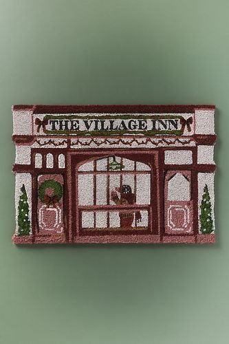 Paillasson imprimé en fibre de coco Village Inn en taille: 20" x30" chez - Anthropologie - Modalova