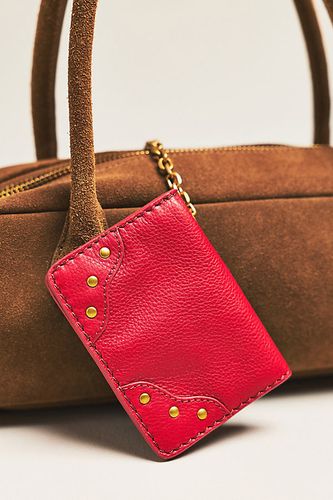Porte-cartes porte-clés en cuir Arina By en - Anthropologie - Modalova