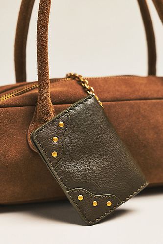 Porte-cartes porte-clés en cuir Arina By en - Anthropologie - Modalova