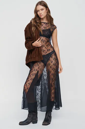 Robe longue en dentelle transparente en taille: XS chez Anthropologie - LyreBird - Modalova