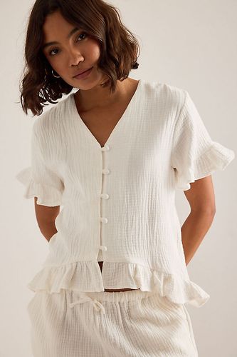 Haut de pyjama à volants Remi en taille: M chez Anthropologie - Meeka - Modalova