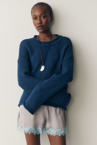 Short en soie à bordure en dentelle en taille: S chez Anthropologie - LyreBird - Modalova