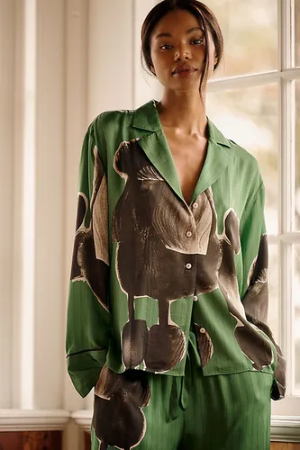 By Anthropologie Oversized Button-Front Pyjama Shirt par taille: XS - LyreBird - Modalova