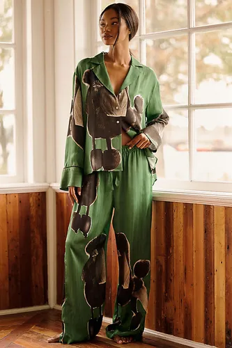 By Anthropologie Silky Pyjama Bottoms par taille: XS - LyreBird - Modalova