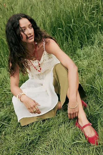 Robe midi plissée en mousseline en taille: S chez Anthropologie - LyreBird - Modalova