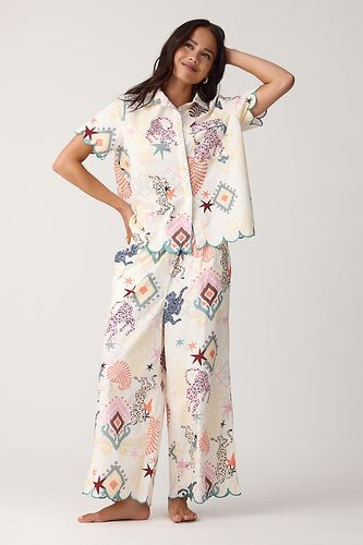 Ensemble de pyjama en coton léopard bohème taille: Uk 6 chez Anthropologie - Chelsea Peers - Modalova