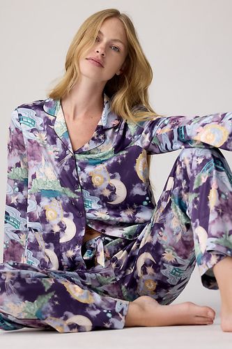 Ensemble Pyjama Long en Satin Imprimé Dreamscape Kingdom taille: Uk 6 chez Anthropologie - Chelsea Peers - Modalova
