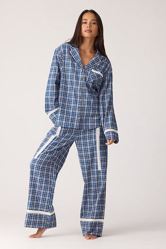 Ensemble pyjama long en flanelle Hartle en taille: Uk 6 chez Anthropologie - Damson Madder - Modalova