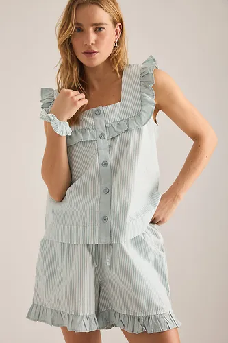Ensemble pyjama court à volants taille: XL chez Anthropologie - TBCo - Modalova