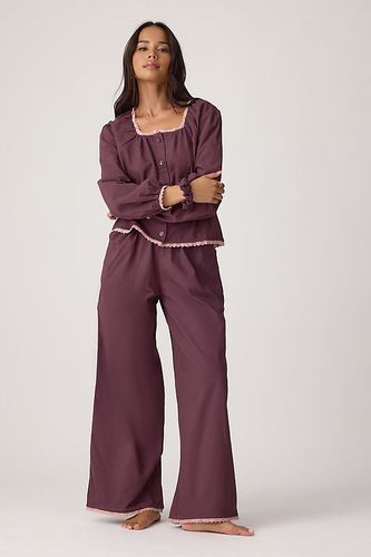 Ensemble pyjama long en coton-lin en taille: XS chez Anthropologie - TBCo - Modalova