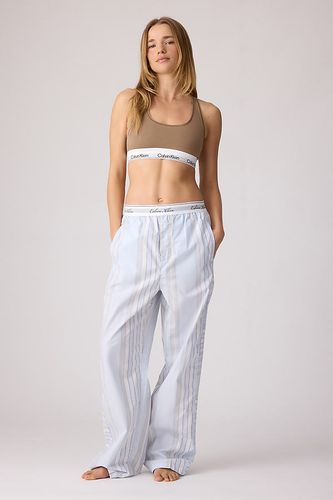Pantalon 100% coton avec bande de taille à logo script, taille: XS chez Anthropologie - Calvin Klein - Modalova