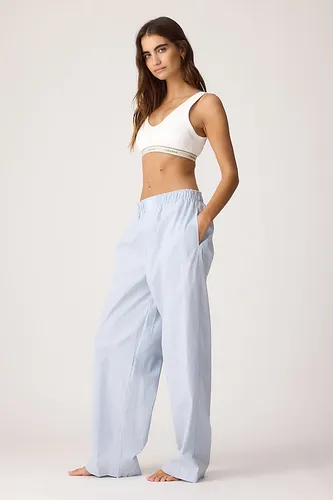 Bas de pyjama en popeline de coton couvert taille: XS chez Anthropologie - Calvin Klein - Modalova