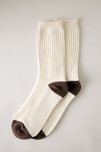Chaussettes confortables en gaufre en Beige chez Anthropologie - LyreBird - Modalova