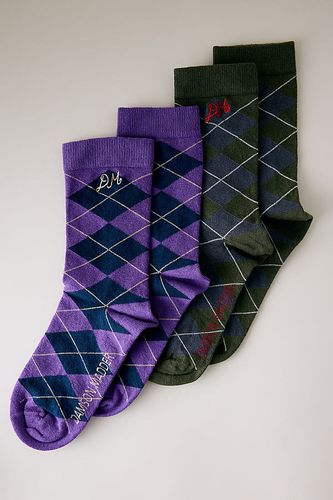 Chaussettes à carreaux vichy mélangés , lot de 2 chez Anthropologie - Damson Madder - Modalova