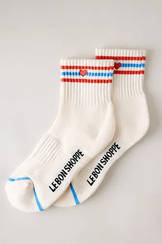 Chaussettes à rayures caur en Beige chez Anthropologie - Le Bon Shoppe - Modalova