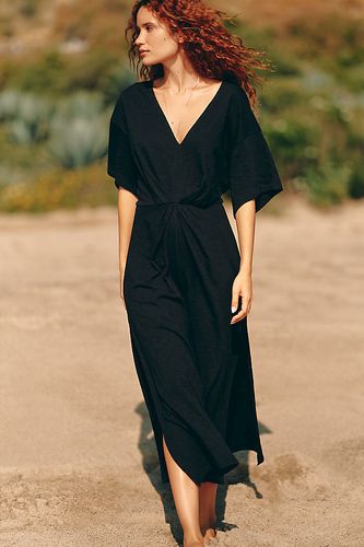 Robe longue à manches longues et fronces en taille: L chez Anthropologie - Celandine - Modalova