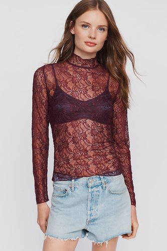 Par Anthropologie Col Roulé en Dentelle Transparente par taille: XS - By Anthropologie - Modalova