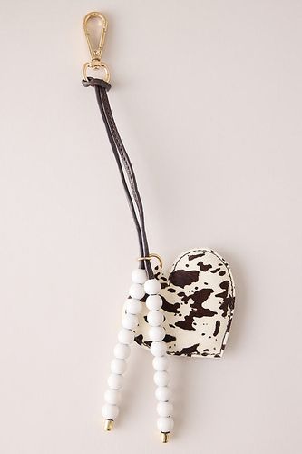 Porte-clés en cuir en forme de caur par en - By Anthropologie - Modalova