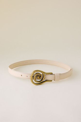 Ceinture en cuir à boucle tourbillon par en taille: M - By Anthropologie - Modalova