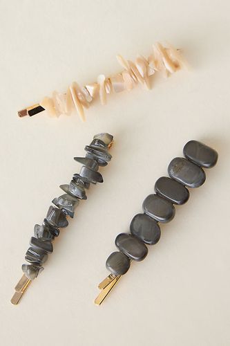 Pinces à cheveux en pierre, ensemble de 3 par en - By Anthropologie - Modalova