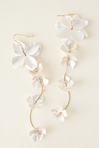 Boucles d'oreilles pendantes déclaration Jasmin floral par en Silver - By Anthropologie - Modalova