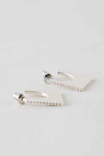 Boucles d'oreilles créoles carrées scintillantes par en - By Anthropologie - Modalova