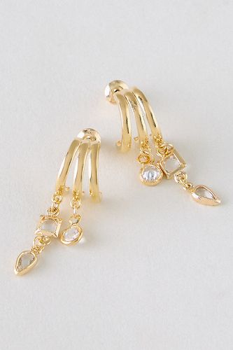 Boucles d'oreilles Huggie à pendentifs multiples par en - By Anthropologie - Modalova