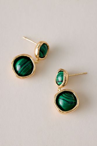 Boucles d'oreilles pendantes à double pierre par en Green - By Anthropologie - Modalova