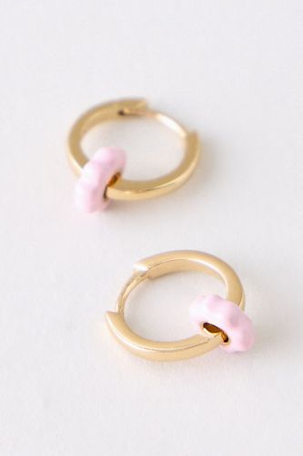 Boucles d'oreilles créoles Token Flower en chez Anthropologie - ENAMEL Copenhagen - Modalova
