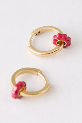 Boucles d'oreilles créoles Token Flower en chez Anthropologie - ENAMEL Copenhagen - Modalova