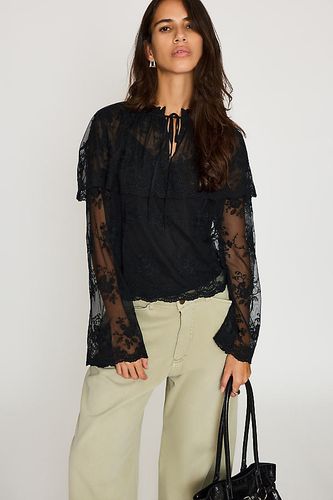 Chemisier en dentelle à manches longues style cape en taille: Uk 10 - By Anthropologie - Modalova