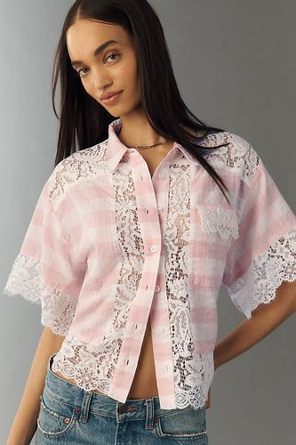 Chemise boutonnée en dentelle taille: M - By Anthropologie - Modalova