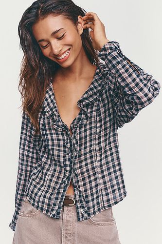 Chemisier en coton à volants taille: M chez Anthropologie - Pilcro - Modalova